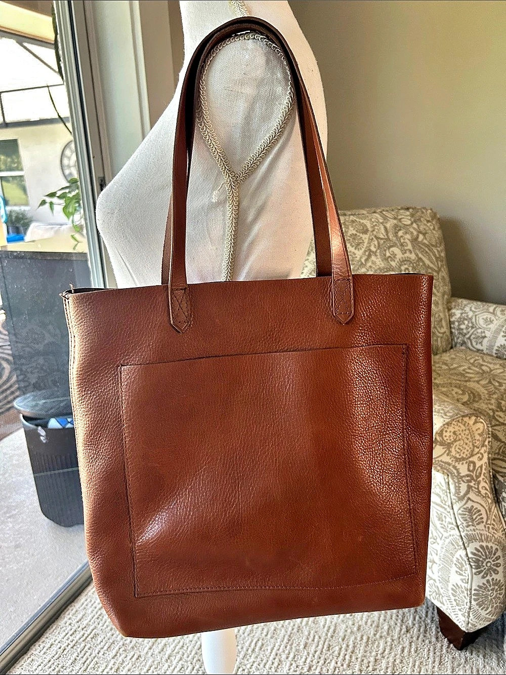 Madewell The Medium Transport Tote Brown Tote